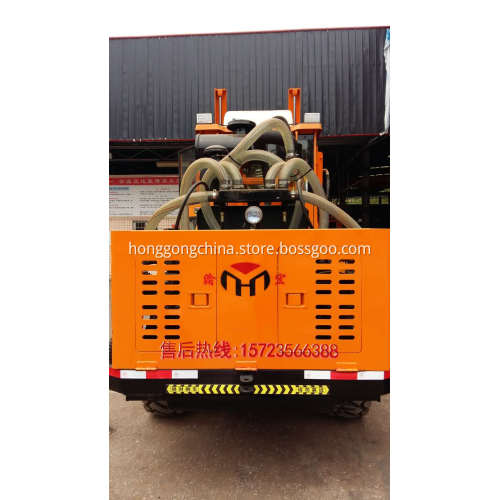 Highway Guardrail Post Ramming Machine